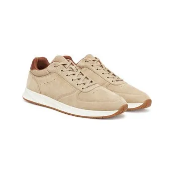 Dámské tenisky Tommy Hilfiger Sneakersy Premium Suede Hybrid FM0FM05690 Béžová 41