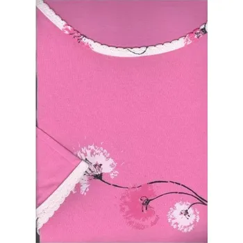 Dámské pyžamo Taro, dámské pyžamo 209-Magda, krátký rukáv, růžová, vel. 4XL