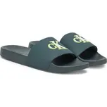 Calvin Klein Jeans Nazouváky Slide Jelly Mono Pu YM0YM01281 Zelená 45