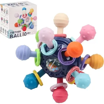 MYDOVA Montessori hračka pro děti 0-12 měsíců Tmavě modrá