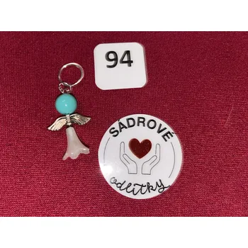 HandMade by NiJa + VeJa Přívěšek - andílek pro štěstí/ radost č.94