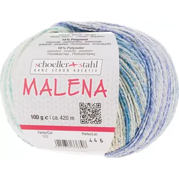 Příze Schoeller Stahl Malena 102 (Letní příze Malena 102 Water)