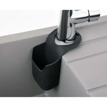 Odkapávač na nádobí ADEO SiliBisk černá 10 x 19 cm