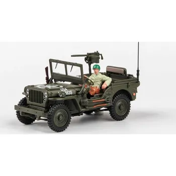ABREX - Cararama 1:43 - 1/4 Ton Military Vehicle With Gun - US Version 2