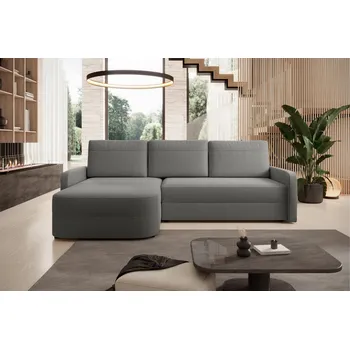 Sedací souprava Rozkládací rohová sedačka CHLOE šedá