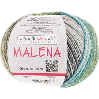 Příze Schoeller Stahl Malena 111 (Letní příze Malena 111 Alligator)