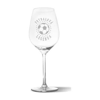 Sklenice Sklenička na víno Fotbalová legenda: 49 cl