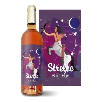 Víno Růžové víno Střelec: 0,75 l
