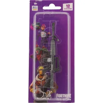 Figurka Kovová 3D klíčenka Fortnite Heavy Assault Rifle
