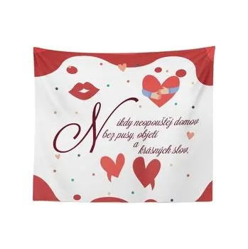 Deka Neopouštěj domov: 150x120 cm