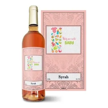 Víno Růžové víno Vítej na světě, baby: 0,75 l