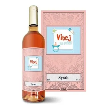 Víno Růžové víno Vítej na světě 2: 0,75 l
