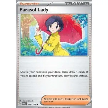 Volný čas Pokémon PAR 169/182 Parasol Lady - Paradox Rift Stav: Near Mint, Verze: NORMAL