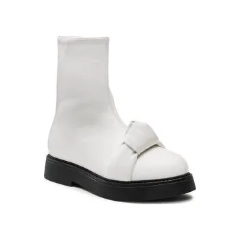 Dámské kozačky Polokozačky Jenny Fairy HZ261104-04 Bílá 40