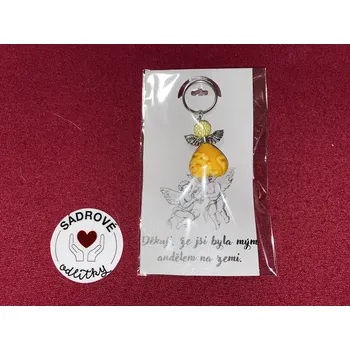 HandMade by VeJa Dárková karta - citát č.16 - Děkuji že jsi byla (S)