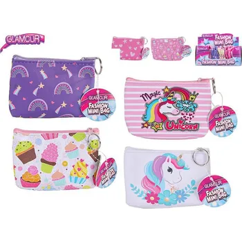 Peněženka Mikro Trading Glamour peněženka 13x9 cm na zip