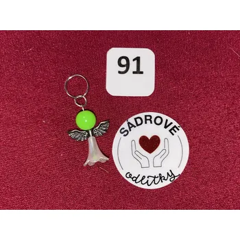 Přívěsek HandMade by NiJa + VeJa Přívěšek - andílek pro štěstí/ radost č.91