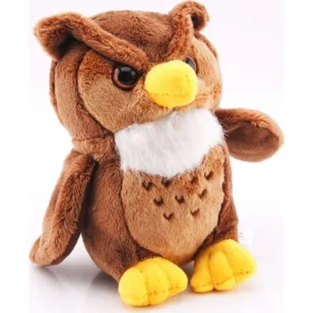 plyšák Plyšová Sova hnědá 15cm