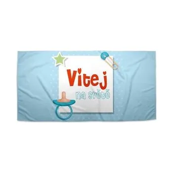 Sprchový závěs Ručník Vítej na světě 2: 70x140 cm