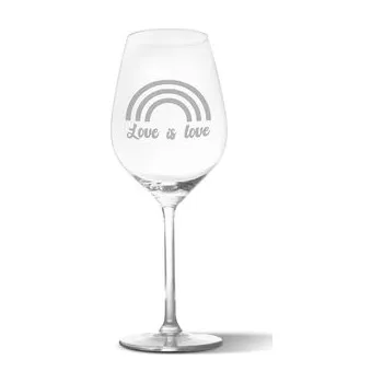 Sklenice Sklenička na víno Love is love 2: 49 cl