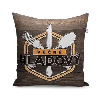 Polštář Věčně hladový: 40x40 cm