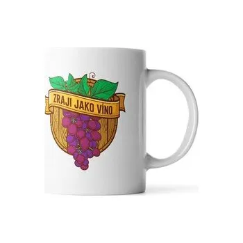 Hrnek Zraji jako víno: 330 ml