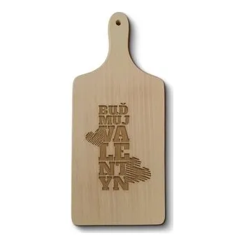 Kuchyňský nůž Prkénko Buď můj Valentýn 2