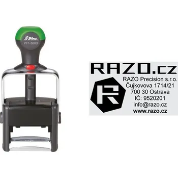 Razítko Razítko Shiny HM-6003 ECO line, vlastní text 50 x 30 mm