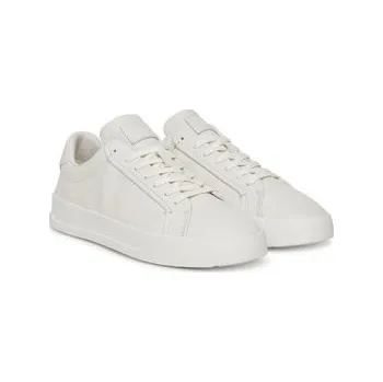 Pánská móda Sneakersy Tommy Hilfiger Court Best Tumbled Lth FM0FM05324 Écru 45