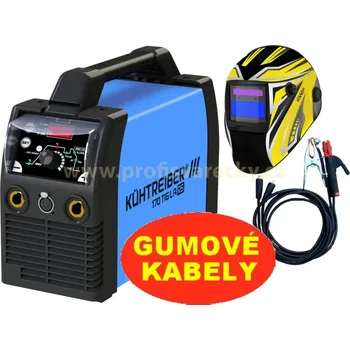 Svářečka Kühtreiber Set 4 KITin 170 TIG LA RS + samostm. kukla dle výběru