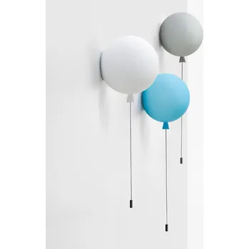 Brokis Nástěnné kulaté svítidlo ze skla Memory Wall 300 Sklo: Lesklé, Barva skla: Hnědá, Barva kabelu: Bílá PC00880_039