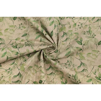 Bavlna režná zelené listí