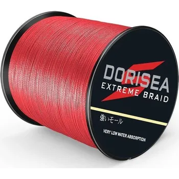 DORISEA Extreme Braid 100% PE 1000m pletený rybářský vlasec, test 2,7-227 kg, rybářský drát,