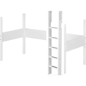 Postel Žebřík rovný a nohy pro výšku 184 cm Flexa White