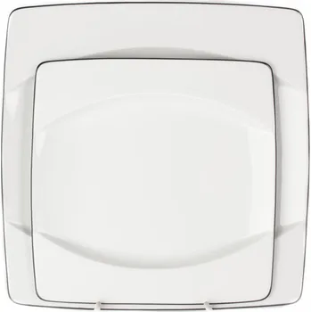 Talíř Koláčová souprava, Thun, EYE, Černá linka, 7 ks