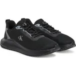 Calvin Klein Jeans Sneakersy Eva Runner L-Up Mix Mesh Logo Ck YW0YW01851 Černá 35