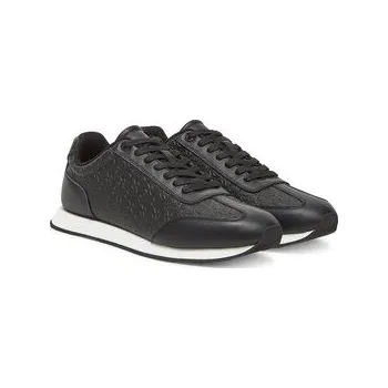 Pánské tenisky Sneakersy Calvin Klein Low Prof Runn Laceup Mono HM0HM01896 Černá 46