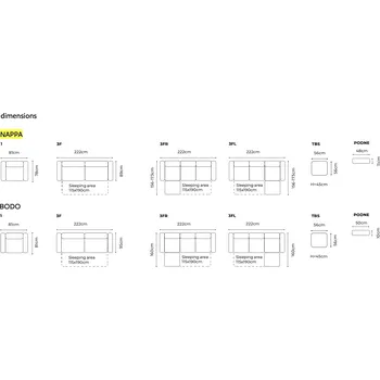 Pohovka Gala Collezione Pohovka NAPPA s úložným prostorem Typ: Područky Nappa, Potah: Kůže skupiny I