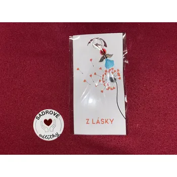 HandMade by VeJa Dárková karta - z lásky (kytka se šípy)