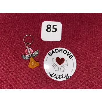 HandMade by NiJa + VeJa Přívěšek - andílek pro štěstí/ radost č.85