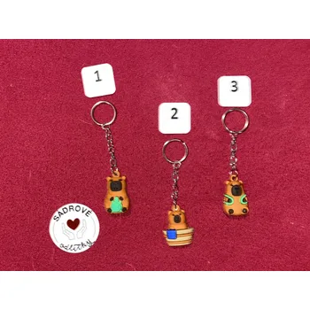 HandMade by VeJa Přívěšek na klíče - capybara