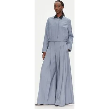 Dámské kalhoty BOSS Palazzo kalhoty Tetosa1 50545699 Modrá Wide Leg 36