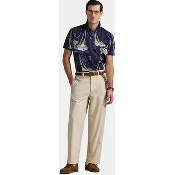 Oblečení a móda Polo Ralph Lauren Polokošile 710971785001 Tmavomodrá Classic Fit XXL
