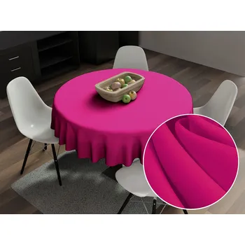 ubrus Dekorační kulatý ubrus Rongo RG-096 Fuchsiový Ø 100 cm