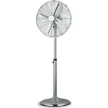 Orava SF-200 X stojanový kovový ventilátor, 3 stupně rychlosti, automatické otáčení, stříbrná