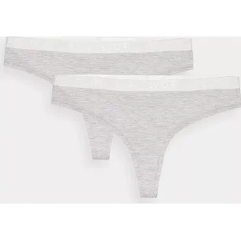 Kalhotky Dámské spodní prádlo kalhotky 4F (2 Pack) - šedé Velikost: XS