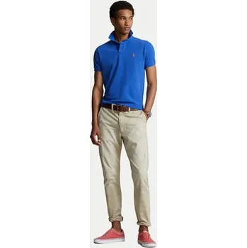 Pánská košile Polo Ralph Lauren Polokošile 710782592011 Modrá Custom Slim Fit L