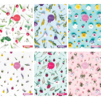 Sešit Sešit A5 54 listů Flowers linkovaný