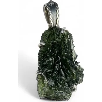 Přívěsek GLORIA, přívěsek - vltavín, stříbro 925/1000