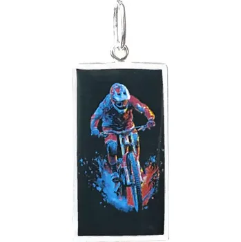 Přívěsek Aljančič Downhill Miniartion bílé zlato